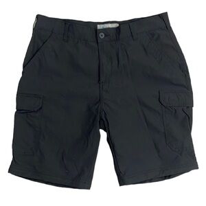 Denali Outdoor Hiking Travel Cargo Shorts Black Size 34